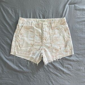Joe's Jeans Cream Camo Women's Cargo Shorts
